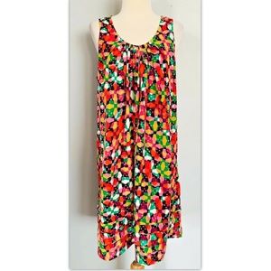 Tiana B. Size 14 Multicolored Kaleidoscope Dress